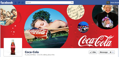 Coca Cola's Facebook Page