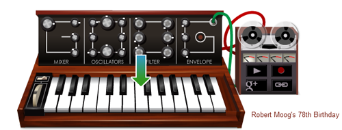 Robert Moog Google Doodle